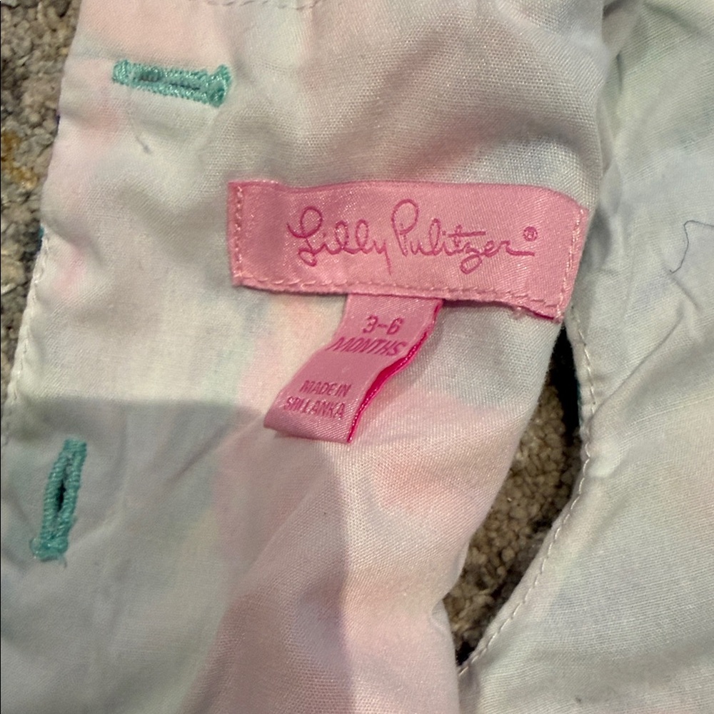 Lilly Pulitzer Pink and Blue Kids Matching Set - Picture 4 of 4